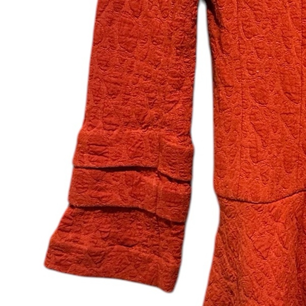 AN REN NY VINTAGE BOHO TEXTURED STRETCH BLAZER JACKET ORANGE Y2K
DRESS S - Picture 3 of 9